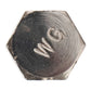 3/8"-7 x 14" Conquest Hex Head Lag Bolt for Wood - 304 Stainless Steel