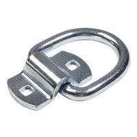 2-5/16" Bolt-On D-Ring with Mounting Bracket - Galvanized - 12,000 lbs. BS