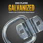 2-5/16" Bolt-On D-Ring with Mounting Bracket - Galvanized - 12,000 lbs. BS