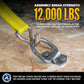2-5/16" Bolt-On D-Ring with Mounting Bracket - Galvanized - 12,000 lbs. BS