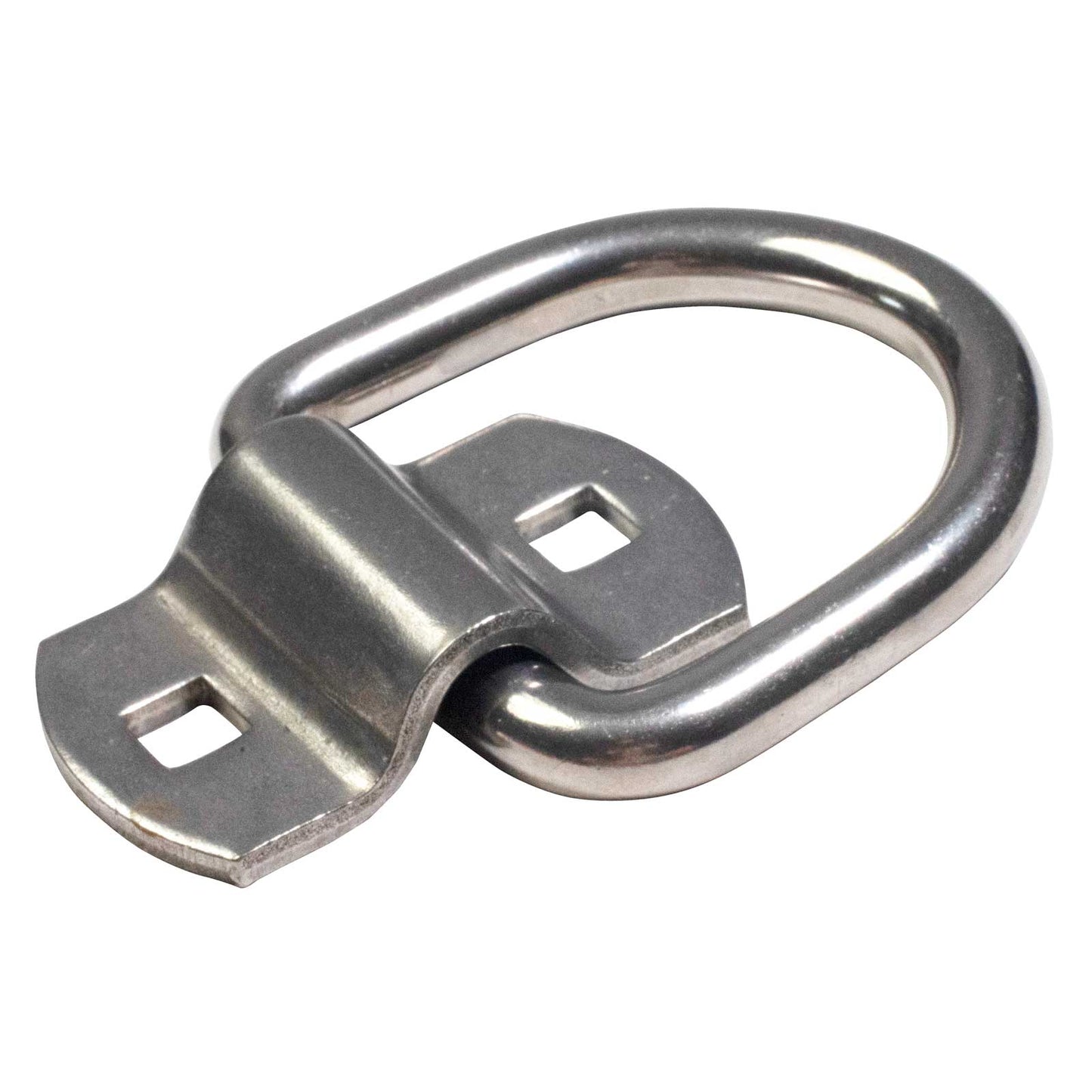 2-5/16" Bolt-On D-Ring with Mounting Bracket - 316 Stainless - 6,000 lbs. BS