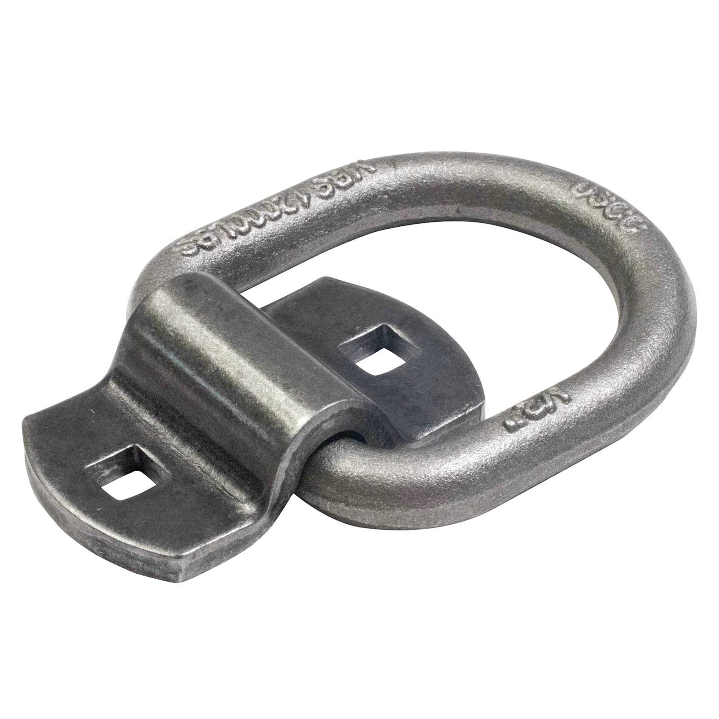 2-5/16" Bolt-On / Weldable D-Ring with Mounting Bracket - Unfinished - 12,000 lbs. BS