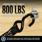 1" Bolt-On D-Ring with Mounting Bracket - 316 Stainless - 800 lbs. BS
