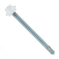 #12 x 212 inch Maxx Steelbinder Metal Roofing Screw Bright White Pkg 250