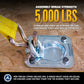 Bolt-On Recessed D-Ring - Galvanized - 5,000 lbs. BS