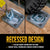 Bolt-On Recessed D-Ring - Galvanized - 5,000 lbs. BS