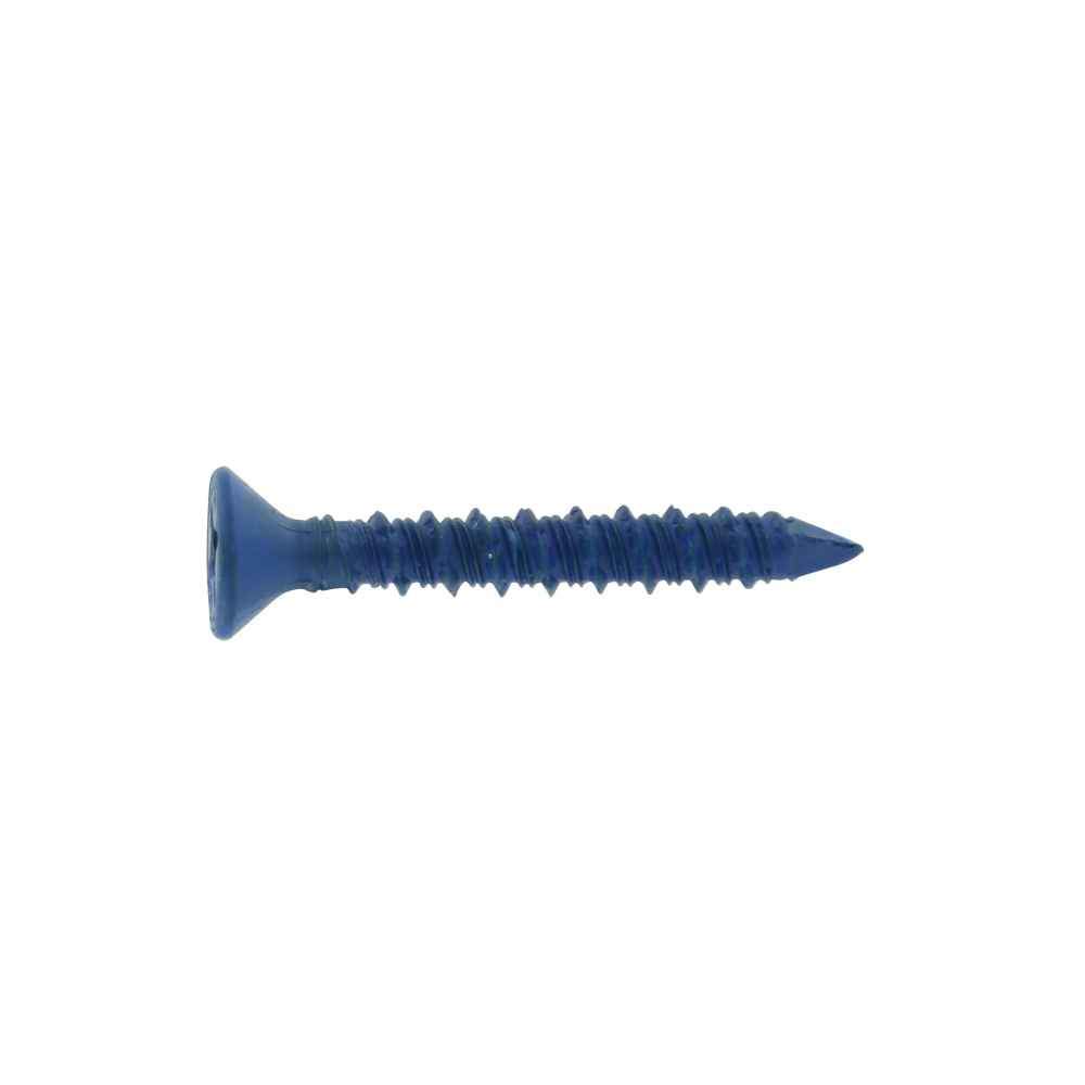 Tapcon 1/4" x 1-3/4" Blue Concrete Screw, Star Flat Head - Climaseal | Qty. 100