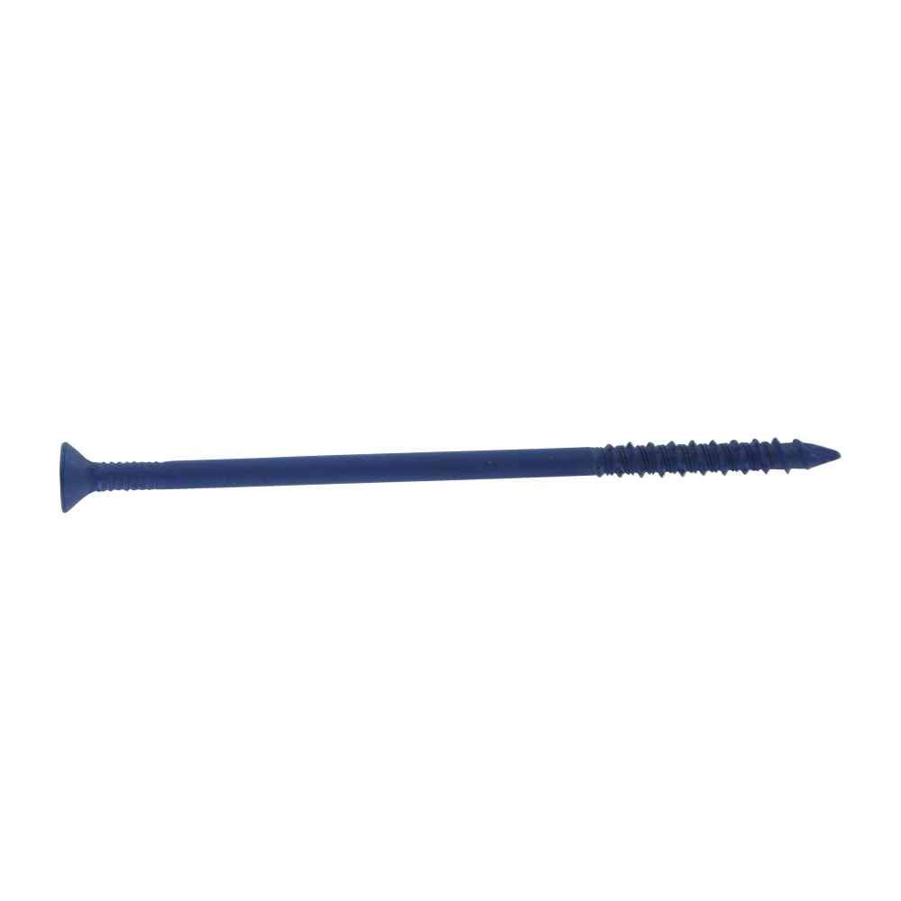Tapcon 1/4" x 5" Blue Concrete Screw, Star Flat Head - Climaseal | Qty. 100