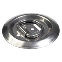 Bolt-On Flush-Mount D-Ring - 316 Stainless - 800 lbs. BS
