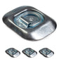 Bolt-On Flush-Mount D-Ring - Galvanized - 2,500 lbs. BS | 4-Pack