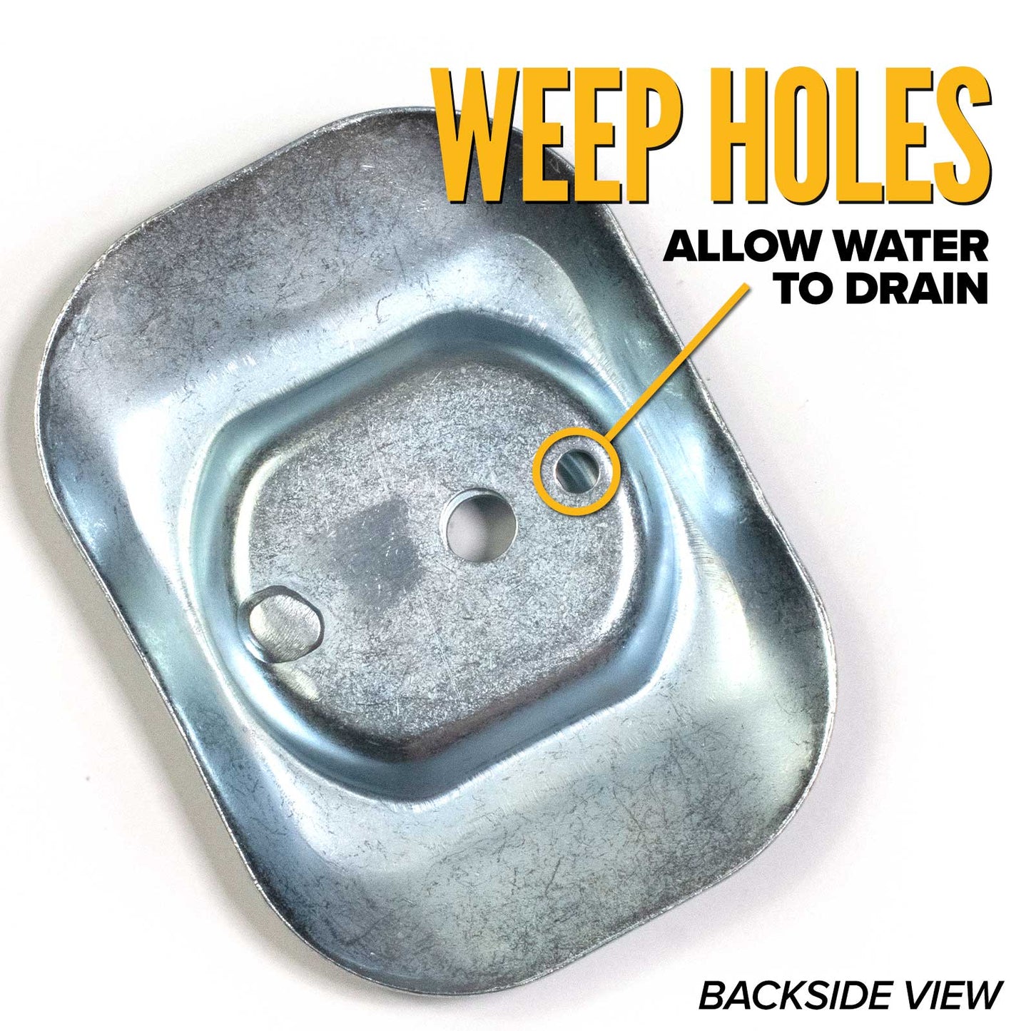 Bolt-On Flush-Mount D-Ring - Galvanized - 2,500 lbs. BS