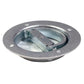 Bolt-On Recessed Swivel D-Ring - Galvanized - 6,000 lbs. BS