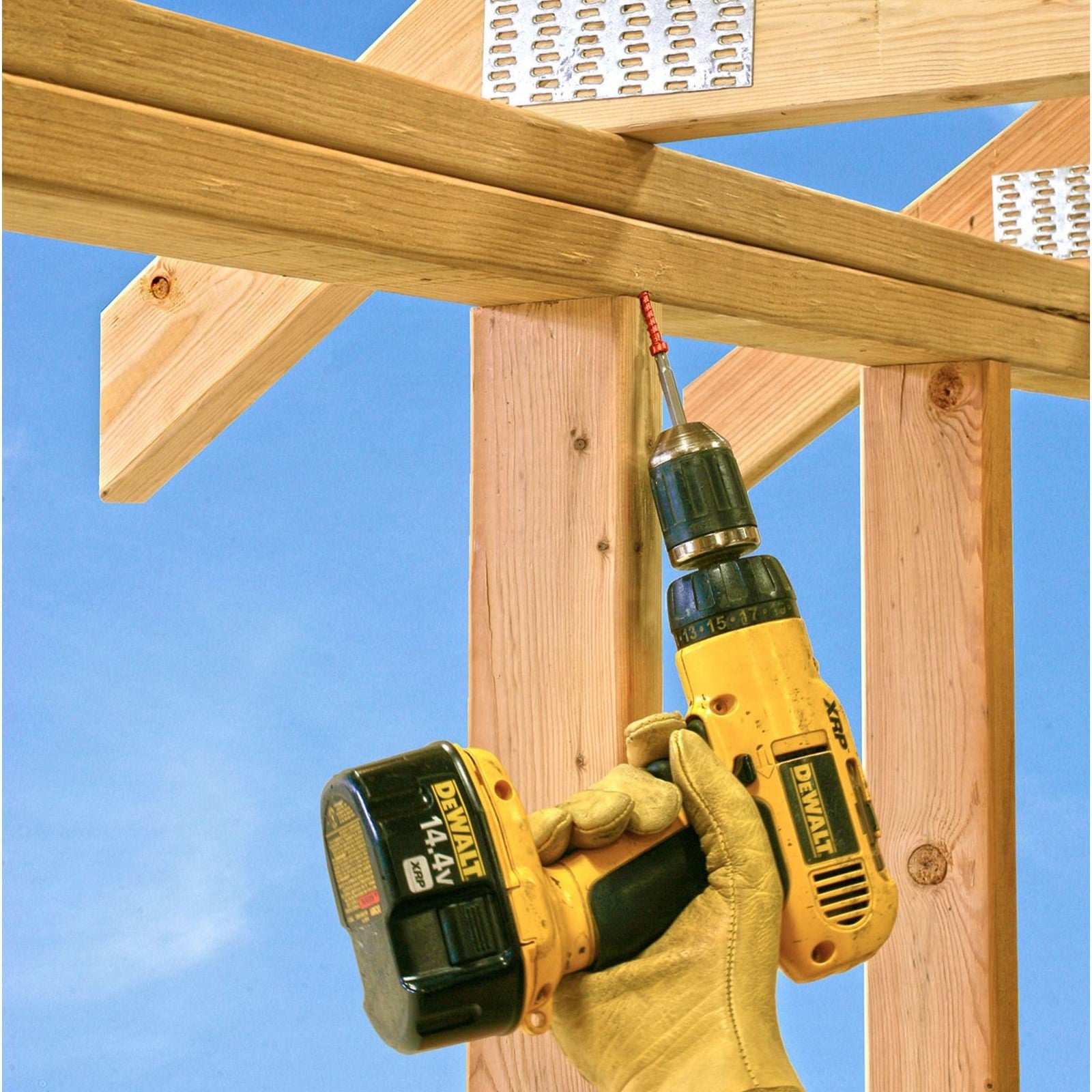 0152 inch x 6 inch StrongTie SDWC Truss Plate Structural Screw Orange Zinc Pkg 50 image 5 of 5 image