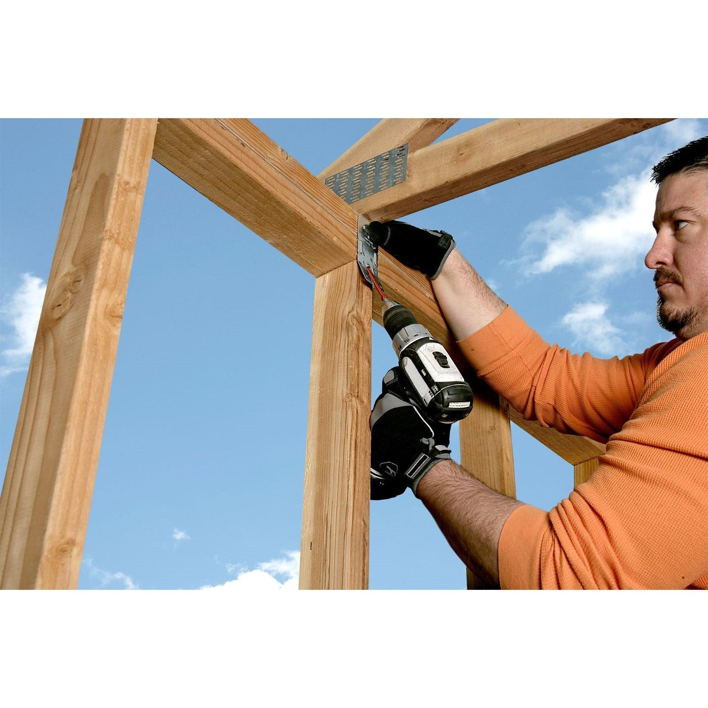 0152 inch x 6 inch StrongTie SDWC Truss Plate Structural Screw Orange Zinc Pkg 500 image image 3 of 5