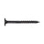 22 inch x 312 inch SDWS Structural Screw T40 Star Double Barrier Black Pkg 50