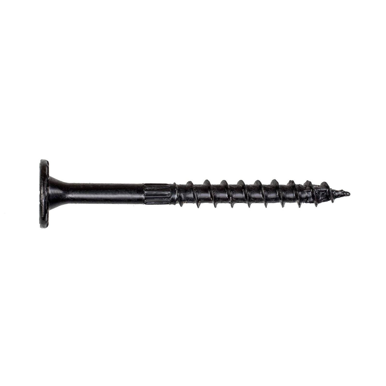 22 inch x 312 inch SDWS Structural Screw T40 Star Double Barrier Black Pkg 50