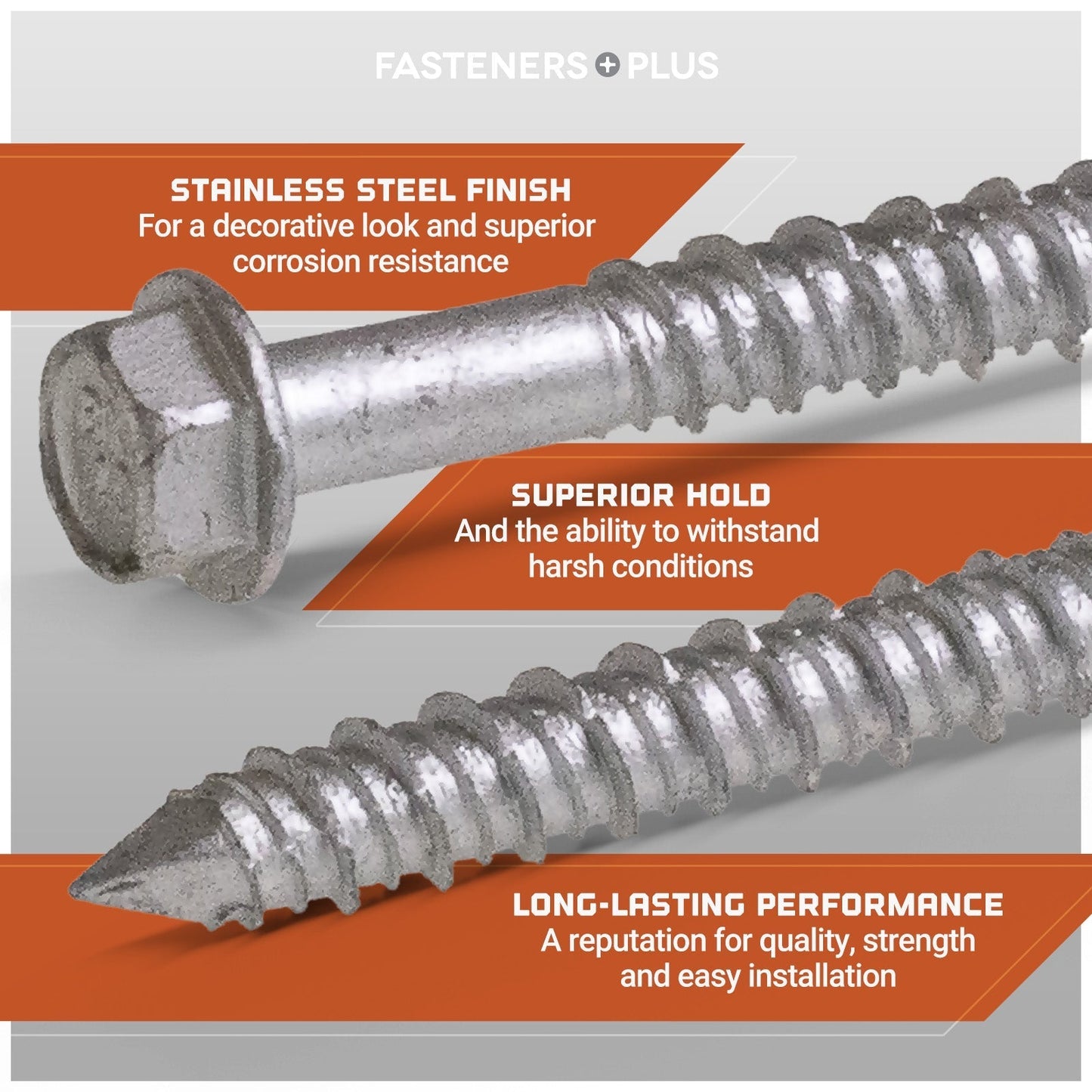 Features: Stainless Steel finish, Superior hold, Long-lasting performance