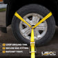 Side Mount Wheel Net with Ratchet and Flat Hook