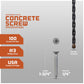 1/4" x 1-3/4" Tapcon 410 Stainless Steel Concrete Screw, Phillips Flat - Single Dimensions