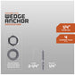 Wedge anchor specifications, nut and washer come assembled saving you time