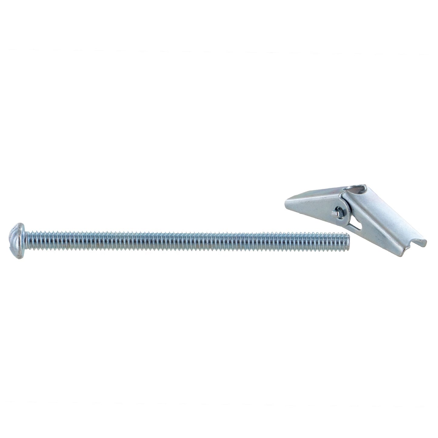 1/4"-20 x 4" Conquest Round PH/SL Combo Toggle Bolt w/ Wing Nut - Zinc