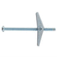3/16"-24 x 3" Conquest Round PH/SL Combo Toggle Bolt w/ Wing Nut - Zinc