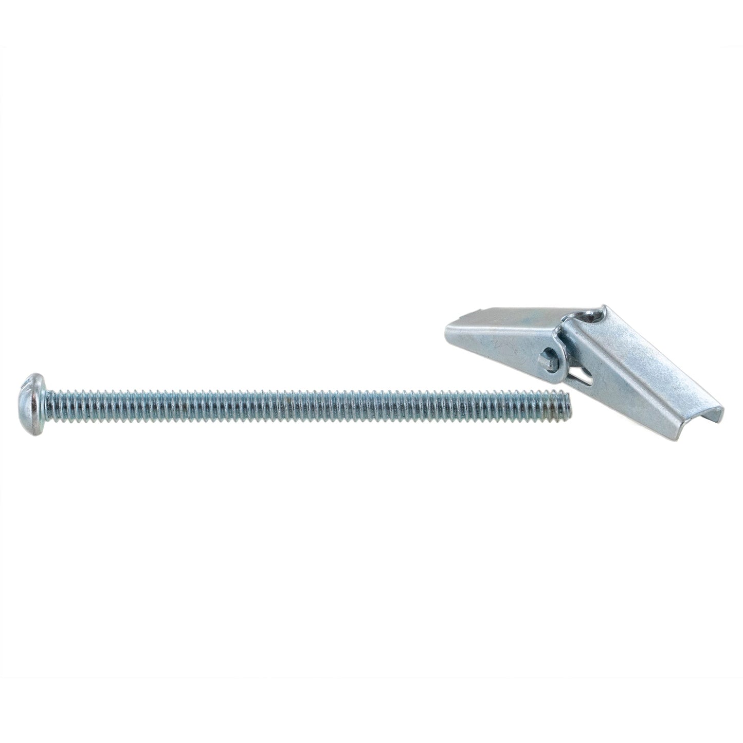 3/16"-24 x 3" Conquest Round PH/SL Combo Toggle Bolt w/ Wing Nut - Zinc