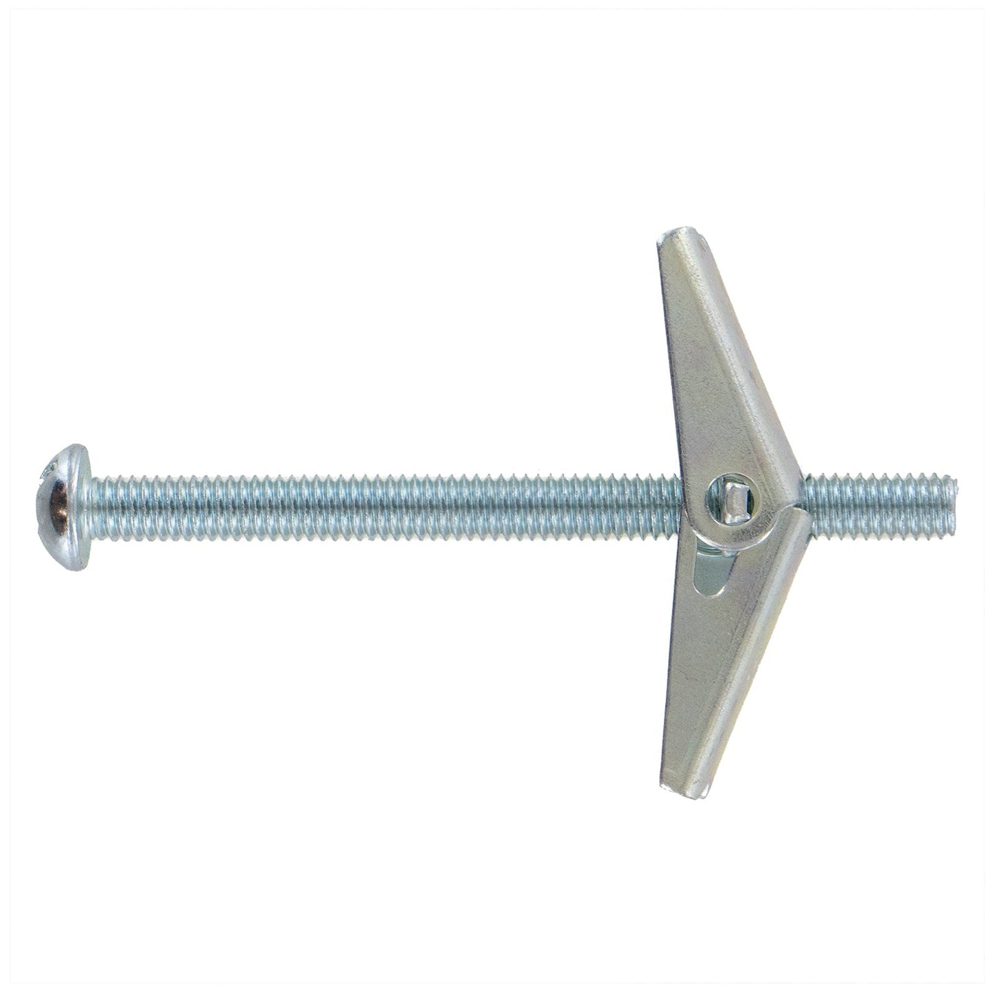 5/16"-18 x 4" Conquest Round PH/SL Combo Toggle Bolt w/ Wing Nut - Zinc