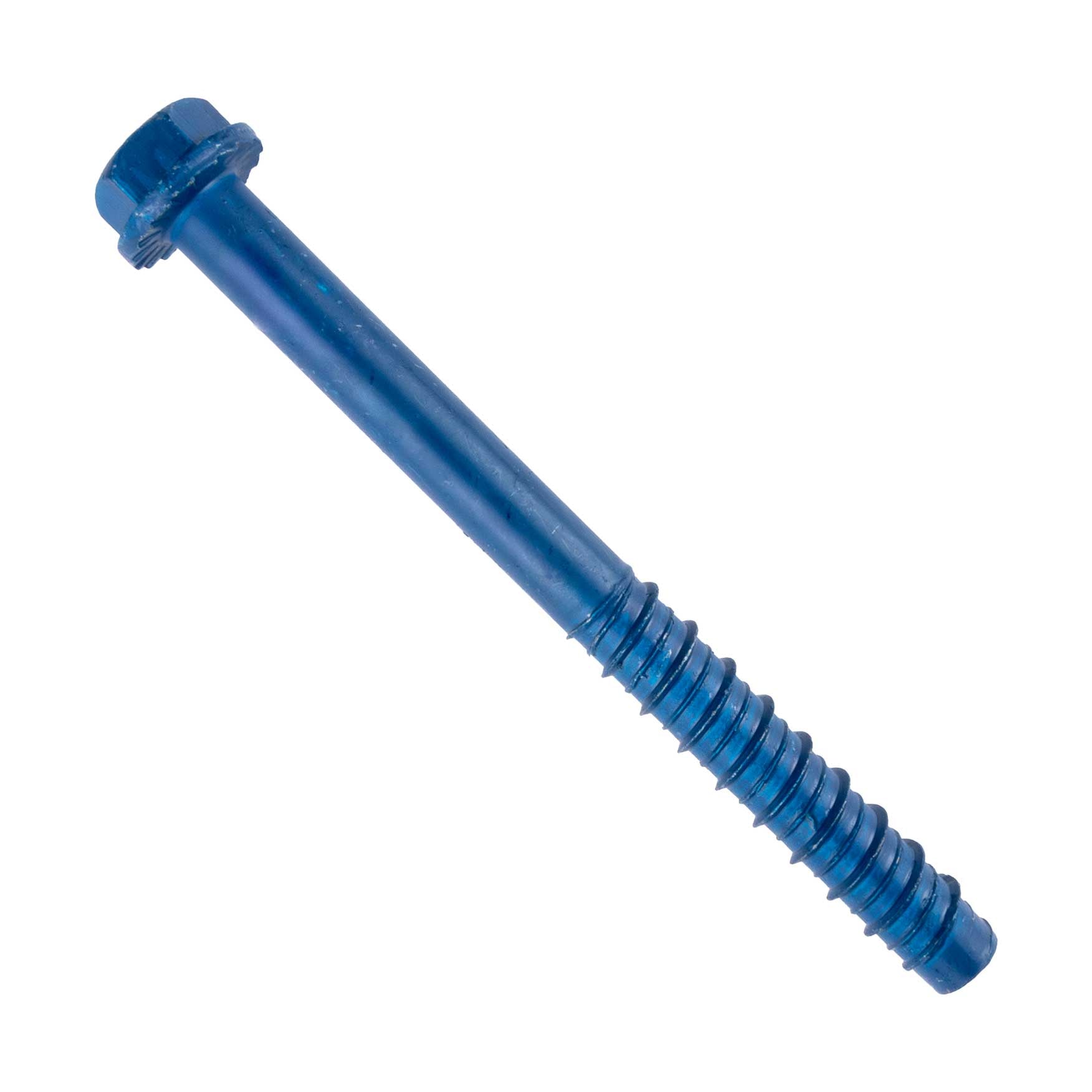 Tapcon+ 1/2" x 6" Heavy-Duty Blue Concrete Screw Anchor - Blue Climaseal | Qty. 15
