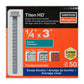 Simpson Strong-Tie 1/4" x 3" Titen HD Heavy-Duty Concrete Screw Anchor - Mechanically Galvanized | Qty. 50