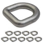 1" Weldable D-Ring - 47,000 lbs. BS | 10-Pack