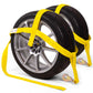 Yellow Adjustable Tow Dolly Strap with 2" Top Strap and Twisted Snap Hook - 2 pack