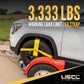 Yellow Adjustable Tow Dolly Strap with 4" Top Strap and Twisted Snap Hook