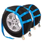 Blue Extra Large Tow Dolly Basket Strap with Twisted Snap Hooks - 2 pack