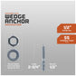 Wedge anchor specifications, nut and washer come assembled saving you time