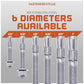 Red Head Trubolt Wedge Anchor, 304 Stainless Steel - 6 Available Diameters