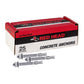 1/2" x 3-3/4" Red Head Trubolt 304 Stainless Steel Wedge Anchor, Pkg 25