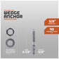 wedge anchor specifications, nut and washer come assembled saving you time