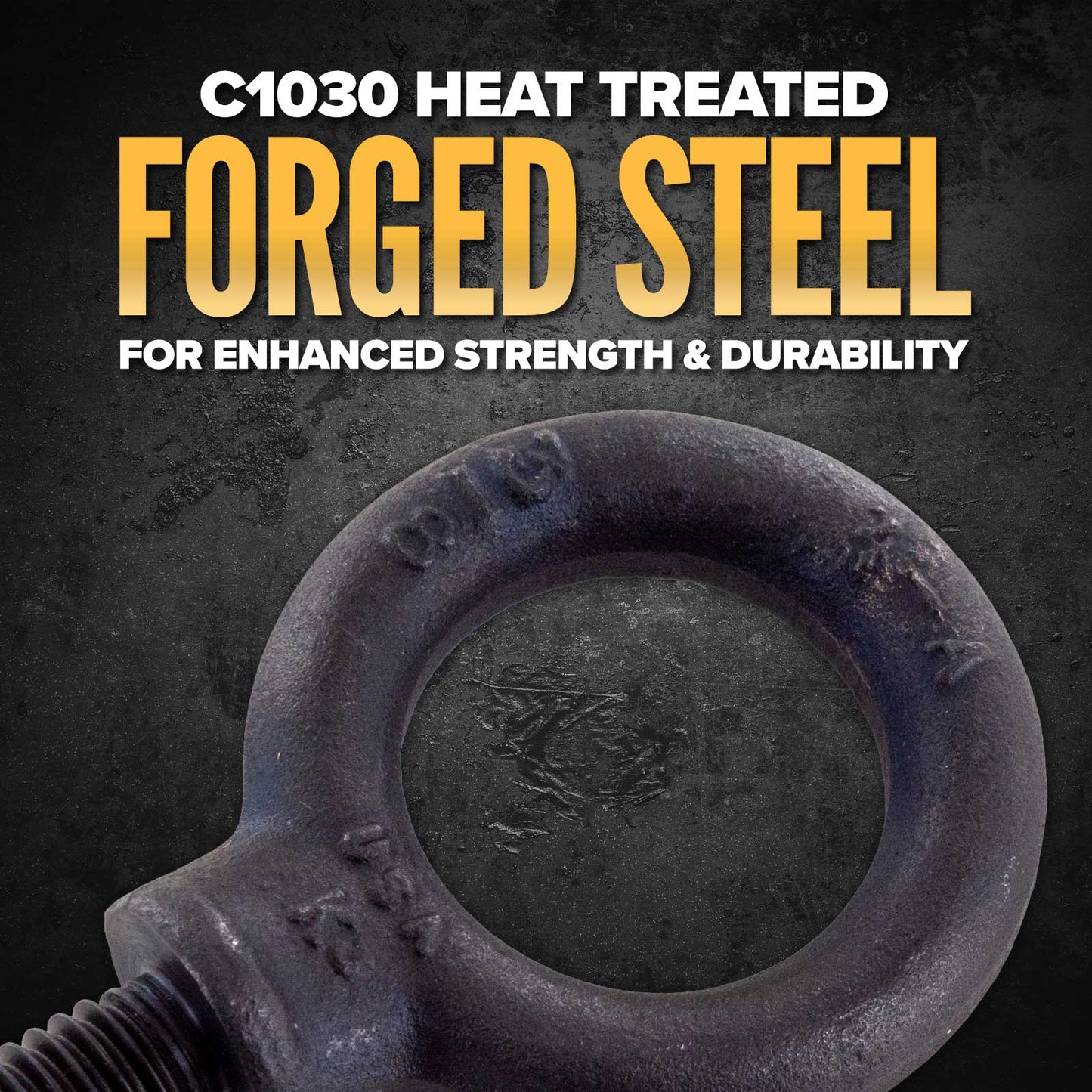 heat treated forged steel eye bolts for superior strength