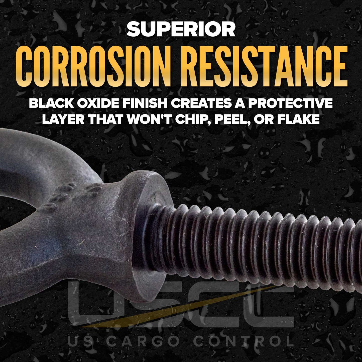 black oxide finish for superior corrosion resistance