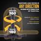 360 rotation and 180 pivot hoist rings