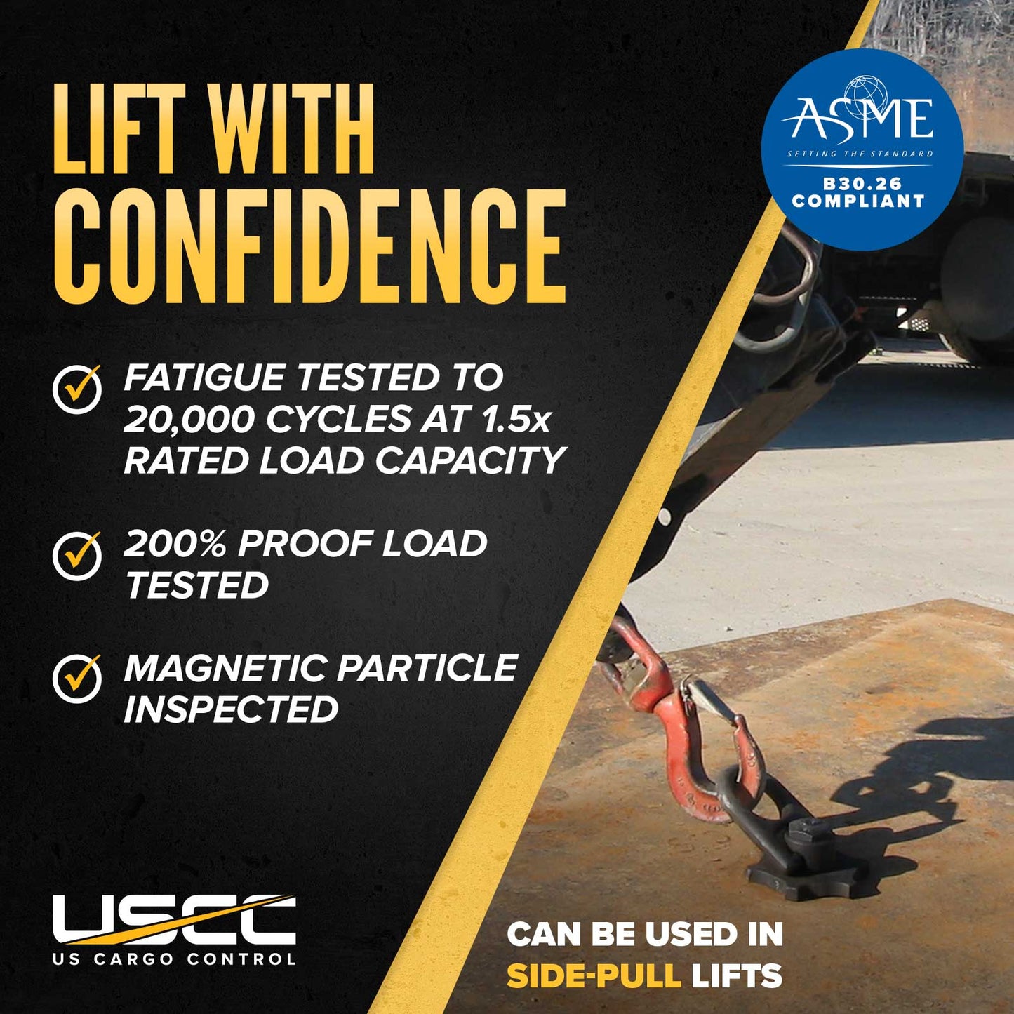 compliant speed base hoist rings