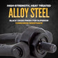 alloy steel with black oxide finish for corrosion resistance
