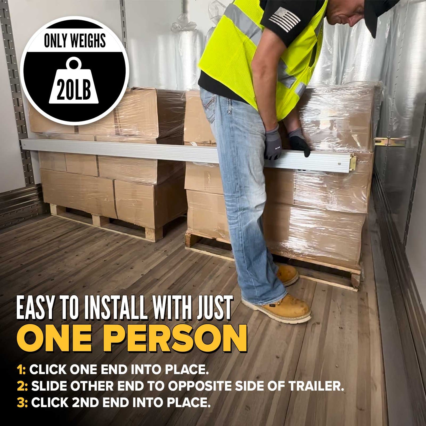 Easy to install, even with just one person