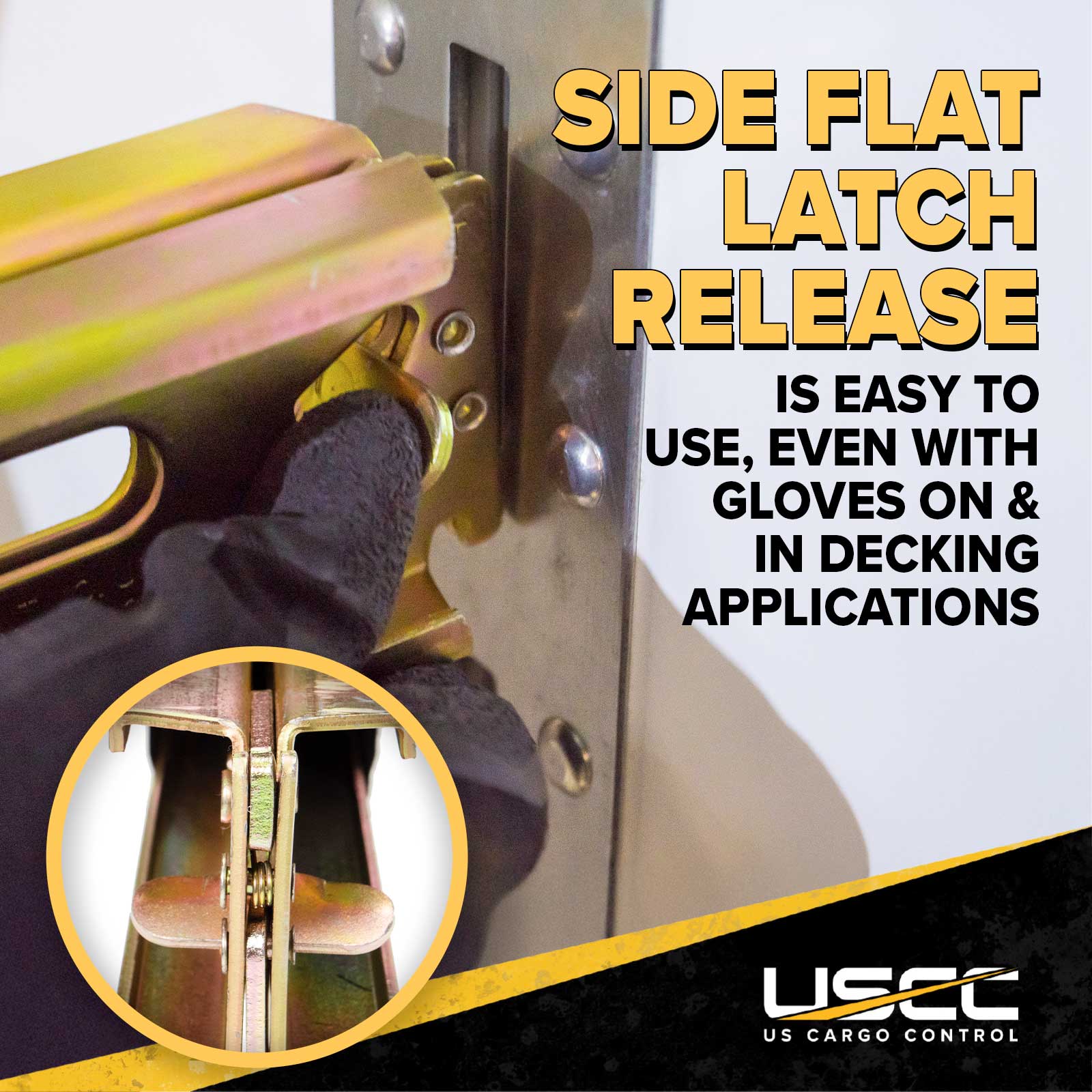 Easy-release latch
