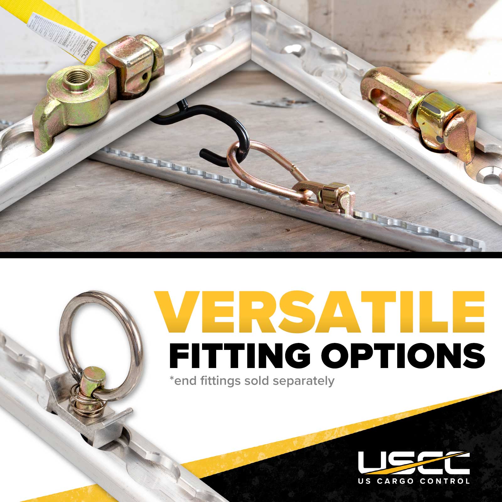 48" Aluminum L-Track | 20-Pack Image 7 of 11