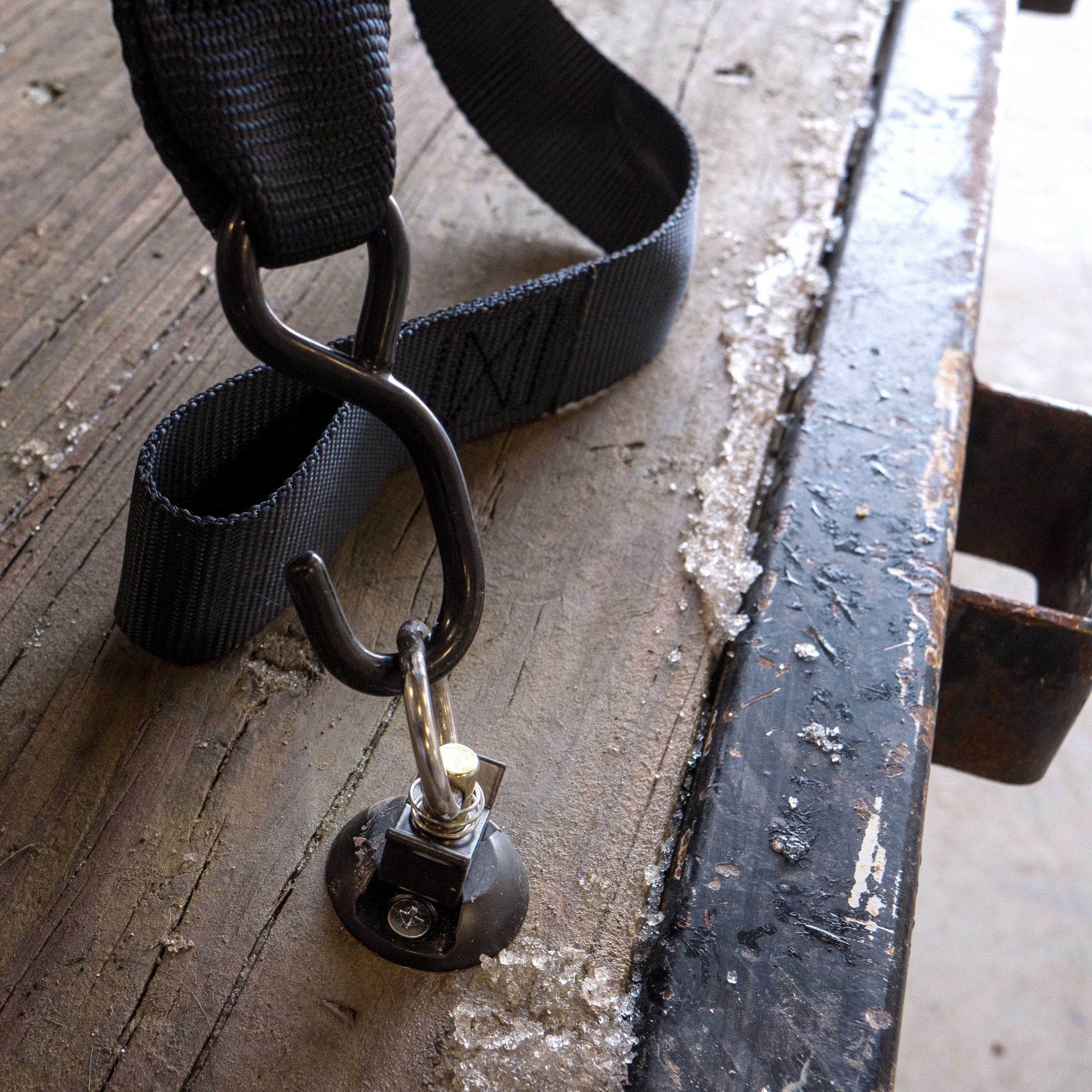 2" Round Anchor Point Tie Down Kit - Black | 2-Pack Image 7 of 7