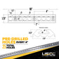 96" Angled L-Track | Aluminum | 2-Pack Image 6 of 11