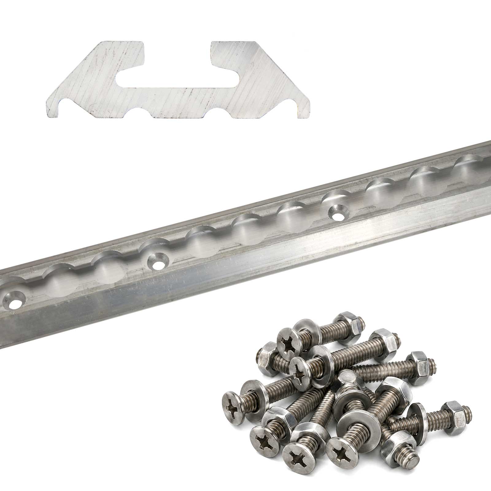 12" Angled L-Track | Aluminum | 11 of 11