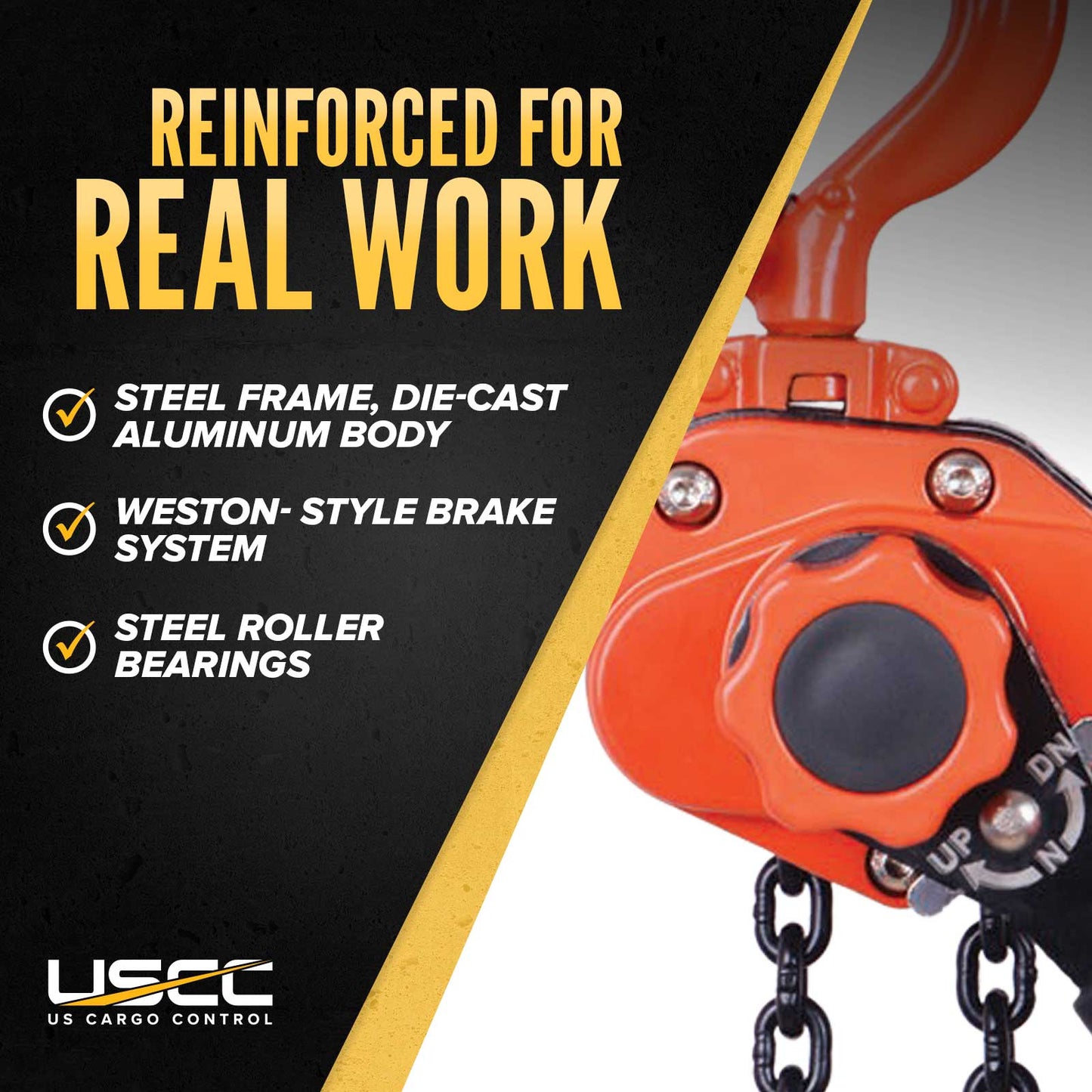 heavy-duty lever hoists are longlasting